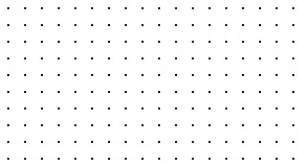 Boxar block rutor krympande fyllning Övergång Grid Array Mask — Stockvideo