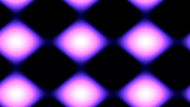 Dehnung des Netzes der lila Platten Übergang — Stockvideo