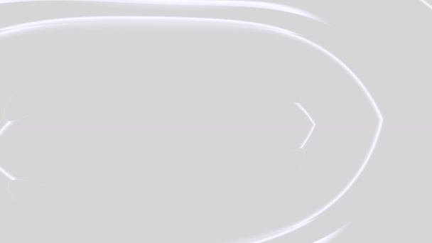 Scharfe Klingen aus weißem Licht bewegen sich über reinen Hintergrund — Stockvideo
