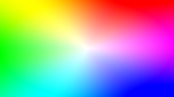 各种颜色皮卡的软纺纱彩虹 — 图库视频影像