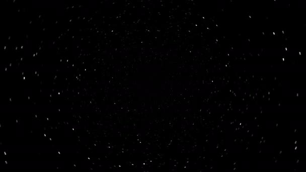 Stellar Starfield Flug Raumfahrt Maske — Stockvideo