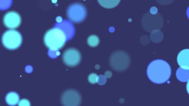 Yumuşak Sinema Arkaplanındaki Bokeh Işık Genişletici Mercek Tepkileri Kabarcıkları