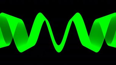 Yeşil Kapanışta Dalga Biçiminin Yüzgeçlerini Aç