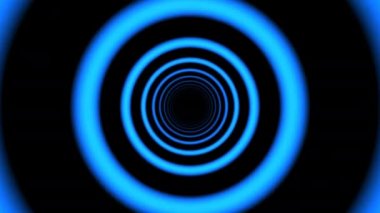 Büyük yuvarlak mavi ışık halkaları Tünel Dalışı olarak geçmekte