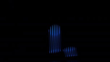 Zıplayan Soyut Güneş Işınları Mavi Çizgiler