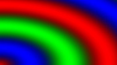 Kırmızı Yeşil Abd Mavi Rgb Şeritleri Köşe Çerçevesine Yuvarlanıyor