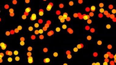 Yumuşak Işıklandırma Efektleri Bokeh Noktaları Yer Değiştiriyor