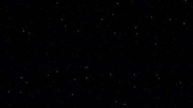 Yıldızlar Yıldız Alanını Geçerken Uzayda Karmaşık Dolaşmak