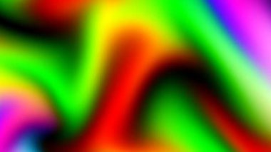 Flowing Soft Flexible Liquid Gradient Bright Colors