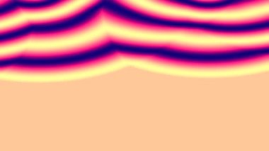 Mixed Bands of Bright Orange Wash Down Frame