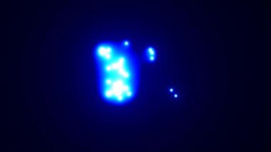 Central Rounded Mass Matter Breaking Into Many Blobs
