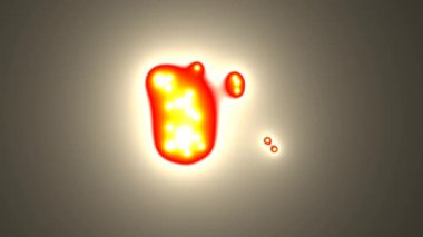 Balls of Random Chaotic Energy Pain Expanding From Hot Blob