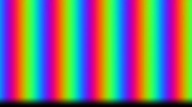 Scrolling Bands of Bright Colors in Pixel Columns Old Crt Screen Effect