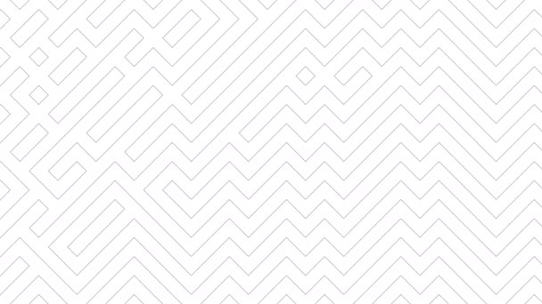 Jitter galna fina linjer labyrint mönster kaos — Stockvideo