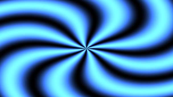 Swirl Swirly Spokes of Blue Whippy Lines — Vídeos de Stock