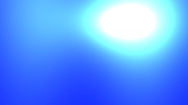 Świecąca kula przepływająca losowo wokół ramki — Wideo stockowe