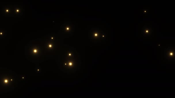 Появление и исчезновение звезд в регионе формирования созвездий — стоковое видео