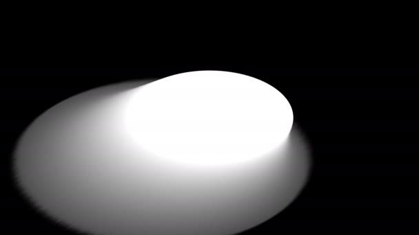 Povrch koule vyfouknuté z atmosféry slunečními větry — Stock video