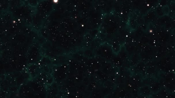 Мягкая звездная межзвездная галактическая туманность исчезает — стоковое видео