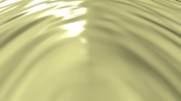 バニラプレーンブランチ柔らかい絹の液体のリップル — ストック動画