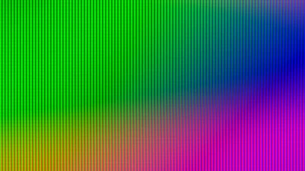 Colors of Rainbow Spectrum Flowing Across Led Surface Panel Screen Display Tv — Vídeo de stock