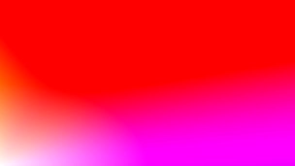 Alle farver i regnbue spektrum rullende ind fra hjørneramme lyse spektrale – Stock-video