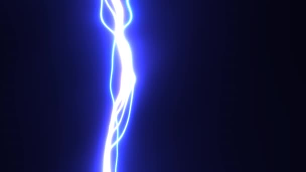 Ribbon Threads Twisted Electrical Energy Arc — Αρχείο Βίντεο
