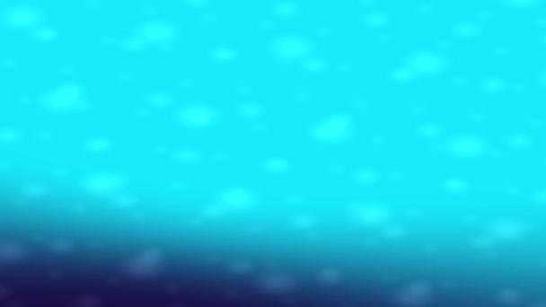 Soft Abstract Underwater Theme Blue Deep Water — Stock video