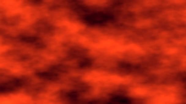 Burning Orange Dark Smoke Flowing Blowing Past Viewer Smog Industrial Pollution — Stockvideo