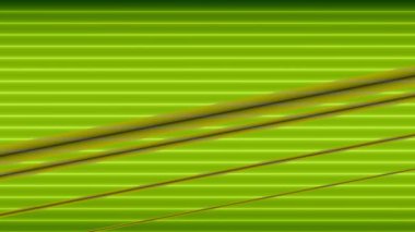 Lines of Pea Dark Green Light Oscillating Over Rows of Lasers