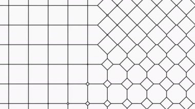 Mask of Offset Squares and Diamonds Transition Grid