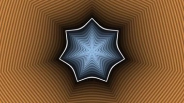 Sphere Circle Forming Into Seven Sided Star Heptagram Flexing