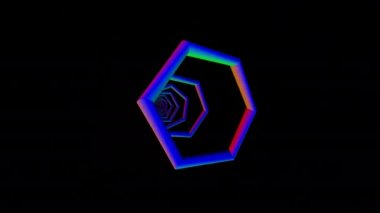 Flying Into Hexagonal Tunnel Rings Panning