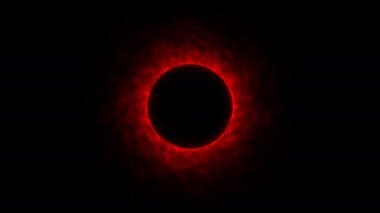 Collapsing Stellar Dark Red Dwarf Star Black Hole Vortex Hell