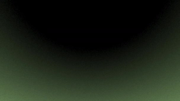 Dunkelheit produziert in Rahmen über giftigen schmutzigen grünen Himmel schwarzen Ball — Stockvideo