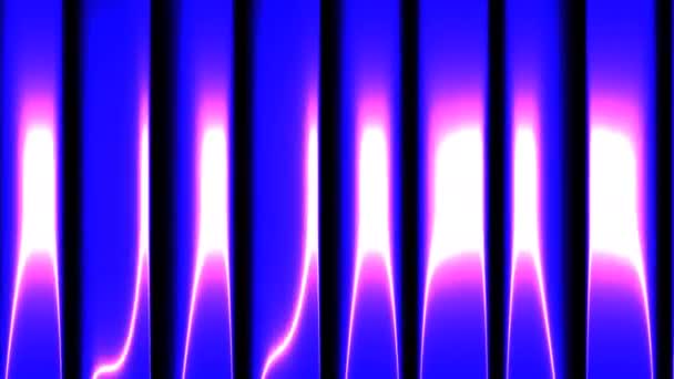 Slow Burning Metal Steel Panels Burning Gas Light — Stok video