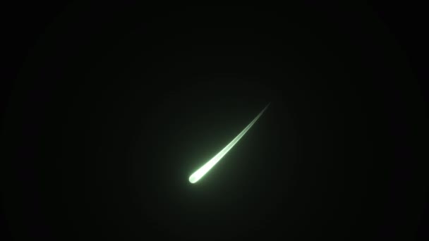 Flitting Back and Fro Small Firefly Pulse Neon Fly — Vídeo de Stock