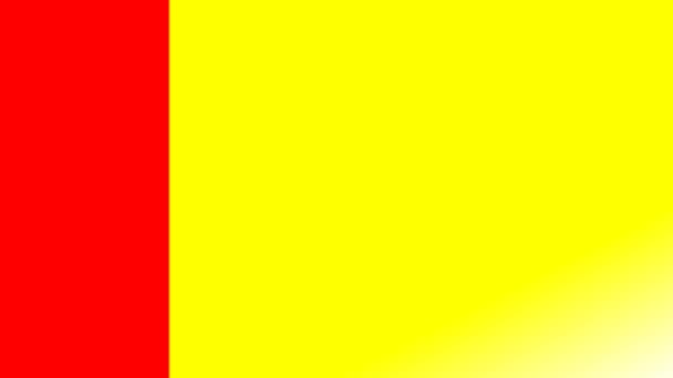 Стовпчики смуг червоних і жовтих повільних переходів — стокове відео