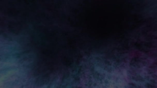 Nebula Mesh Smoke Fog Varying Colors — Stok video