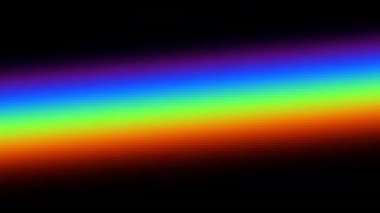 Rainbow Light Spectrum Appears and Rotates