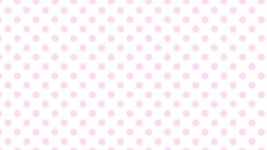 Moving Background of Pink Polka Dots