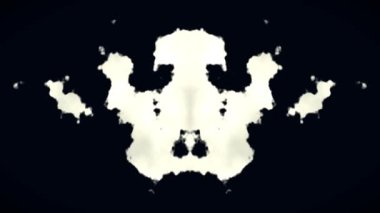 Abstract Rorschach Inkblot Animation Mask