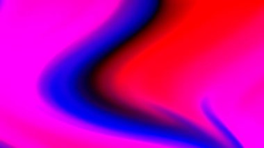 Bright Red Hot Flowing Fluid Burning Liquid