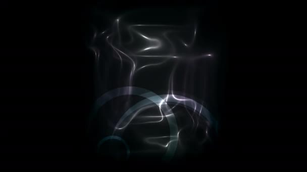 Smoke Rings Abstract Concept Blowing Smoke Synth Wave Background — Vídeos de Stock