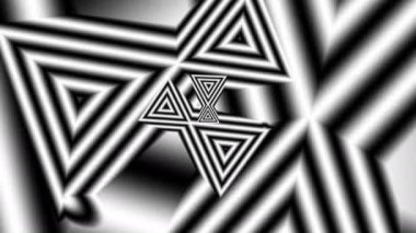 Cool High Contrast Shapes Falling From Frame