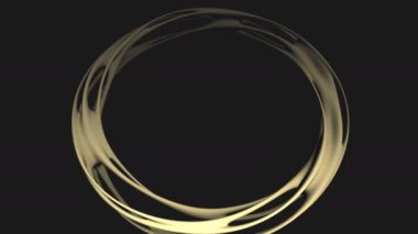 Complex Ring Donut Torus Paint Mix Liquid Chain