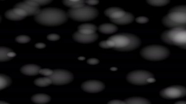 Random Bubbles Moving Over Background Balls Spheres Soft Mask