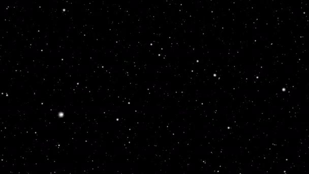 Deep Sky Astronomy Space Stars Mask Rolling Gentle Relaxing Sky — Vídeo de Stock