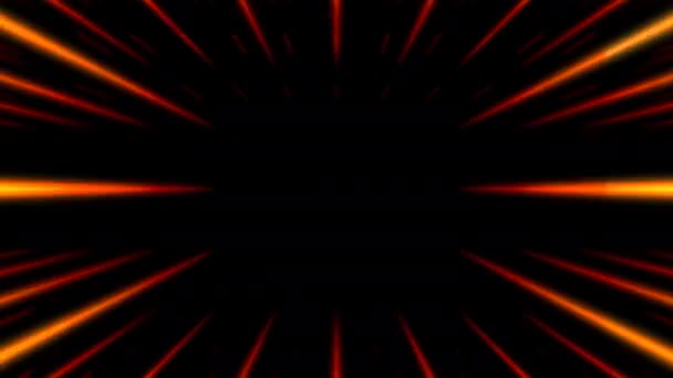 Unregelmäßiger Zoom Streckung von Lichtlinien Glitch-Effekt Störung Störung Warp — Stockvideo