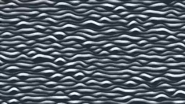 Rows Threads Lines Wires Rippling Stacks — Vídeo de stock